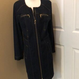 I.N.C dark blue Jean dress